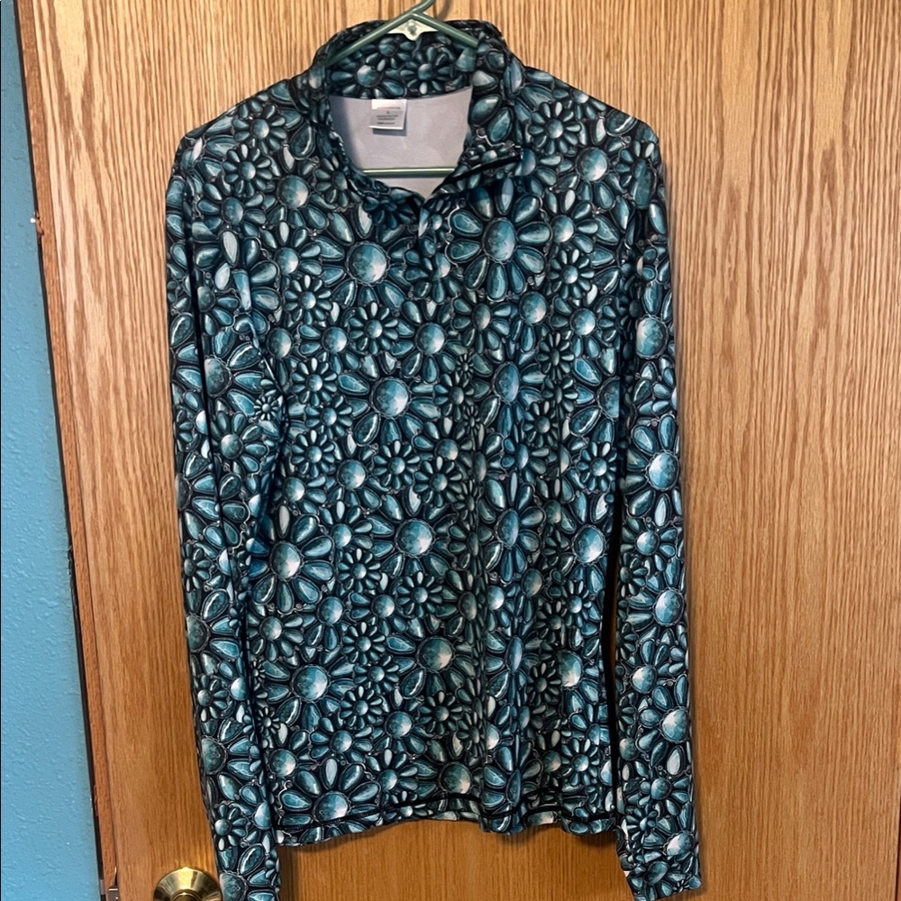 Floral Patterned Long Sleeve Top